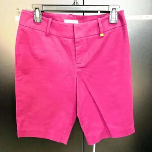 Calvin Klein High Rise Casual Shorts Size 4 Pink/dull Purple - see last photo